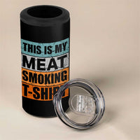 Retro BBQ Smoker This is My Meat Smoking 4 in 1 Can Cooler Tumbler - Wonder Print Shop
