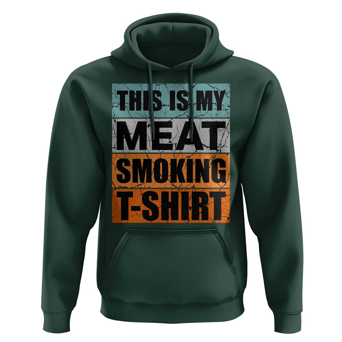 Retro BBQ Smoker This is My Meat Smoking Hoodie - Wonder Print Shop