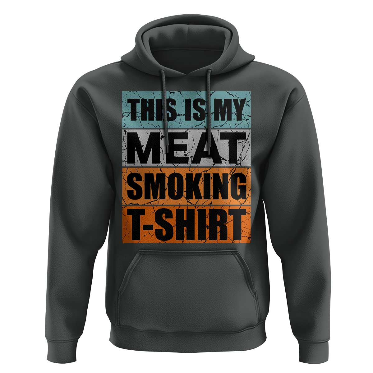 Retro BBQ Smoker This is My Meat Smoking Hoodie - Wonder Print Shop