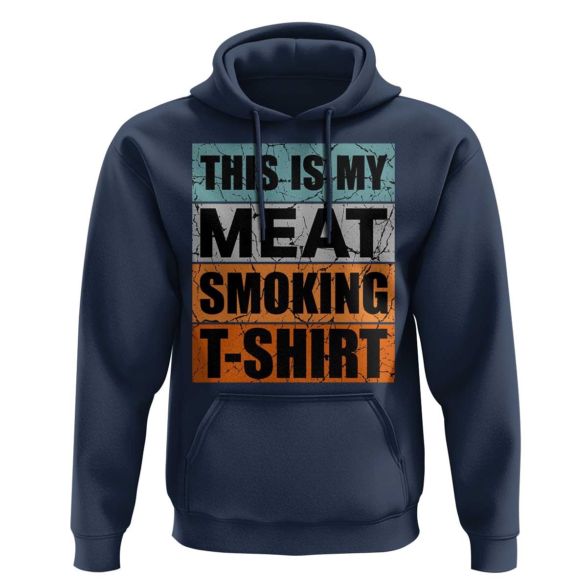 Retro BBQ Smoker This is My Meat Smoking Hoodie - Wonder Print Shop