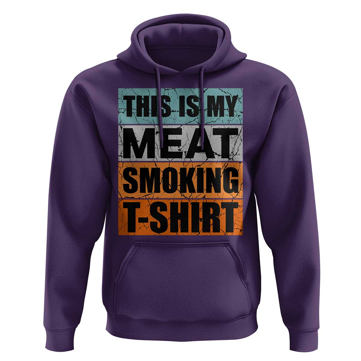 Retro BBQ Smoker This is My Meat Smoking Hoodie - Wonder Print Shop