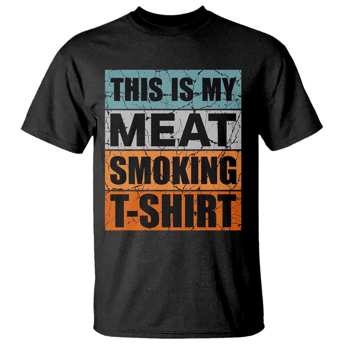 Retro BBQ Smoker This is My Meat Smoking T Shirt - Wonder Print Shop