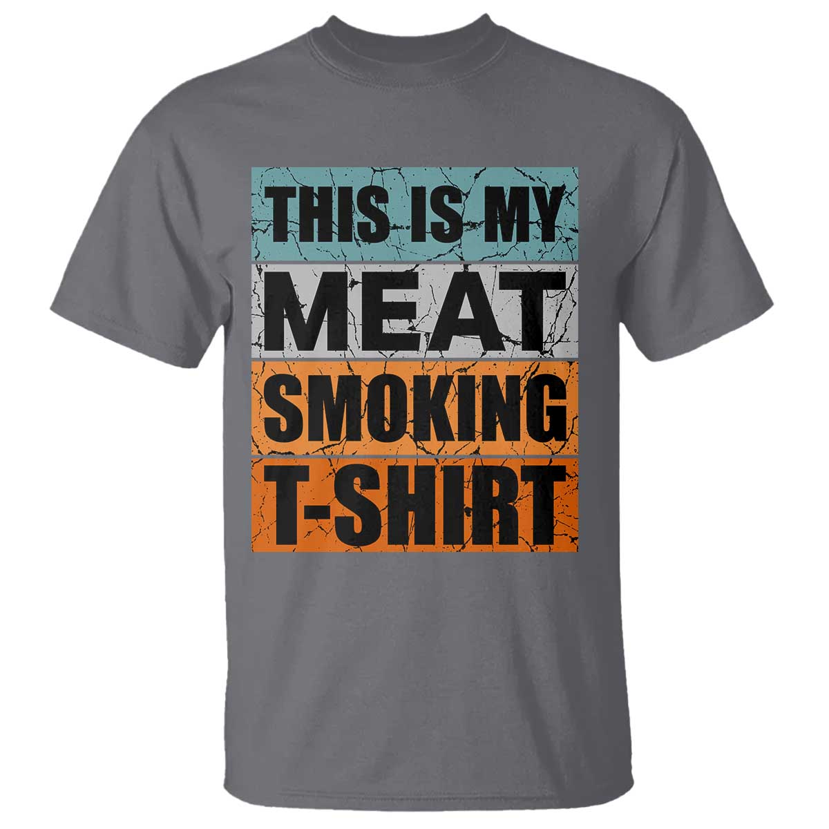 Retro BBQ Smoker This is My Meat Smoking T Shirt - Wonder Print Shop