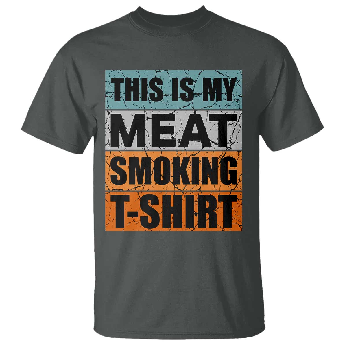 Retro BBQ Smoker This is My Meat Smoking T Shirt - Wonder Print Shop