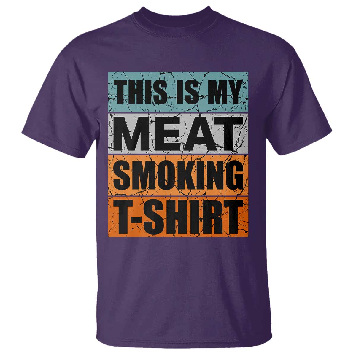Retro BBQ Smoker This is My Meat Smoking T Shirt - Wonder Print Shop