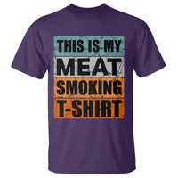Retro BBQ Smoker This is My Meat Smoking T Shirt - Wonder Print Shop