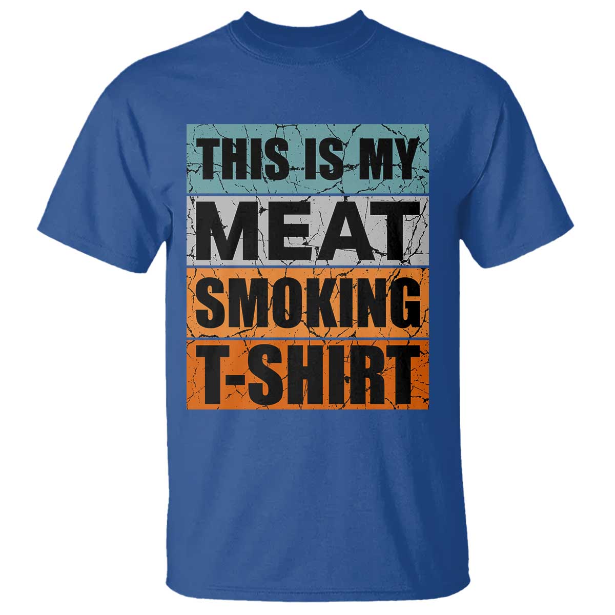 Retro BBQ Smoker This is My Meat Smoking T Shirt - Wonder Print Shop
