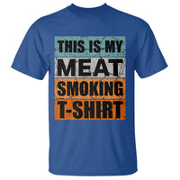 Retro BBQ Smoker This is My Meat Smoking T Shirt - Wonder Print Shop