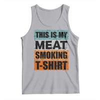 Retro BBQ Smoker This is My Meat Smoking Tank Top - Wonder Print Shop