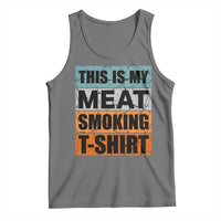 Retro BBQ Smoker This is My Meat Smoking Tank Top - Wonder Print Shop