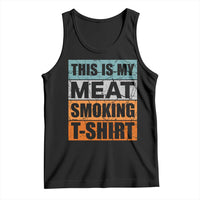 Retro BBQ Smoker This is My Meat Smoking Tank Top - Wonder Print Shop