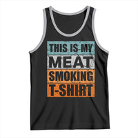 Retro BBQ Smoker This is My Meat Smoking Tank Top - Wonder Print Shop