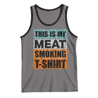 Retro BBQ Smoker This is My Meat Smoking Tank Top - Wonder Print Shop