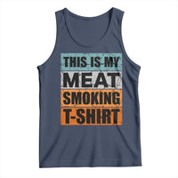 Retro BBQ Smoker This is My Meat Smoking Tank Top - Wonder Print Shop