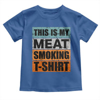 Retro BBQ Smoker This is My Meat Smoking Toddler T Shirt - Wonder Print Shop