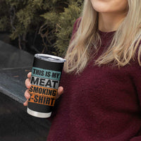 Retro BBQ Smoker This is My Meat Smoking Tumbler Cup - Wonder Print Shop
