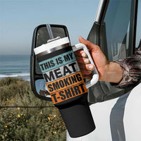 Retro BBQ Smoker This is My Meat Smoking Tumbler With Handle - Wonder Print Shop