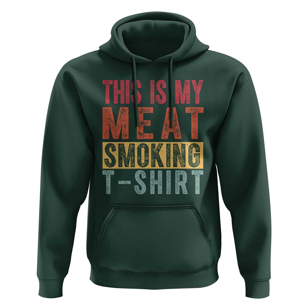Vintage BBQ This Is My Meat Smoking Hoodie