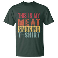 Vintage BBQ This Is My Meat Smoking T Shirt - Wonder Print Shop