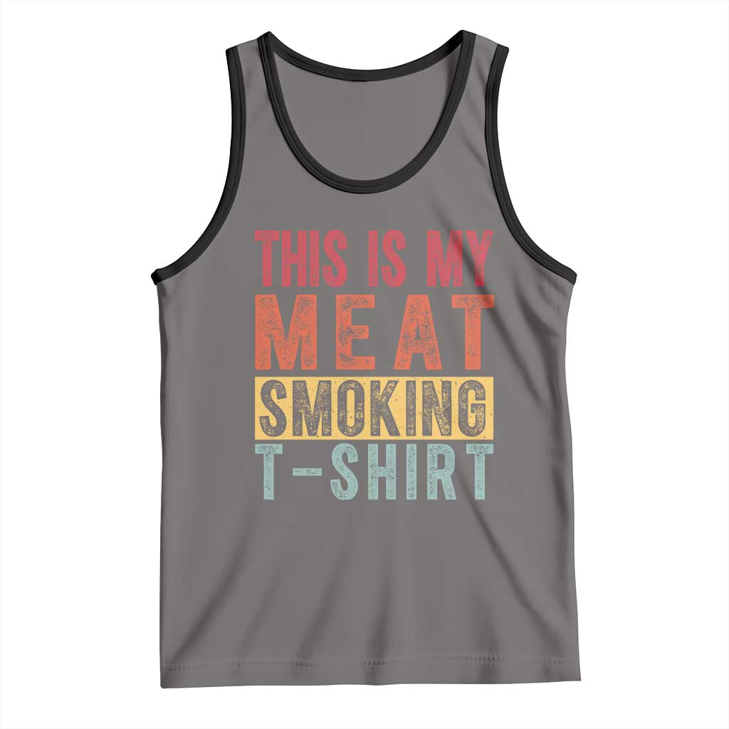 Vintage BBQ This Is My Meat Smoking Tank Top