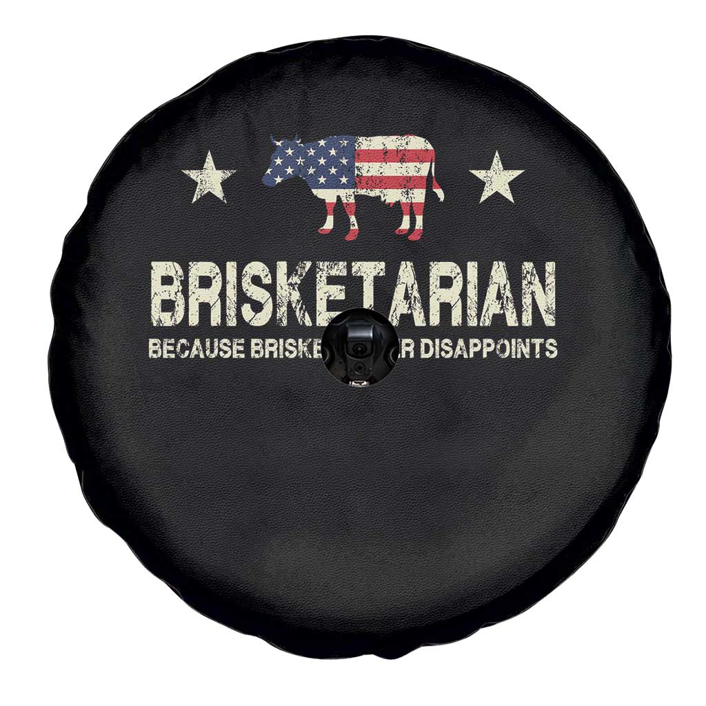BBQ Spare Tire Cover Brisketarian Because Brisket Never Disappoints American Flag