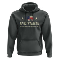 BBQ Hoodie Brisketarian Because Brisket Never Disappoints American Flag