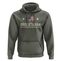 BBQ Hoodie Brisketarian Because Brisket Never Disappoints American Flag