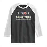 BBQ Raglan Shirt Brisketarian Because Brisket Never Disappoints American Flag