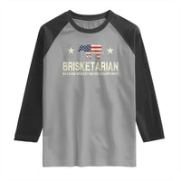 BBQ Raglan Shirt Brisketarian Because Brisket Never Disappoints American Flag