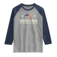 BBQ Raglan Shirt Brisketarian Because Brisket Never Disappoints American Flag