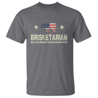 BBQ T Shirt Brisketarian Because Brisket Never Disappoints American Flag - Wonder Print Shop