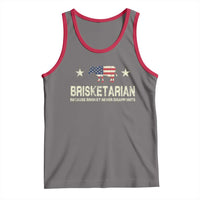 BBQ Tank Top Brisketarian Because Brisket Never Disappoints American Flag