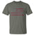 BBQ T Shirt With Red Line American Flag Meat Smoker Grilling Gifts - Wonder Print Shop