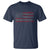 BBQ T Shirt With Red Line American Flag Meat Smoker Grilling Gifts - Wonder Print Shop
