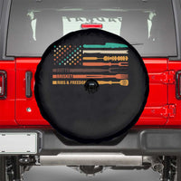 BBQ Spare Tire Cover With American Flag Brisket Butts Ribs and Freedom Grilling Gifts