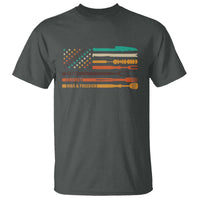 BBQ T Shirt With American Flag Brisket Butts Ribs and Freedom Grilling Gifts - Wonder Print Shop