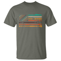 BBQ T Shirt With American Flag Brisket Butts Ribs and Freedom Grilling Gifts - Wonder Print Shop