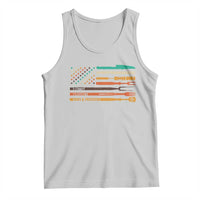 BBQ Tank Top With American Flag Brisket Butts Ribs and Freedom Grilling Gifts