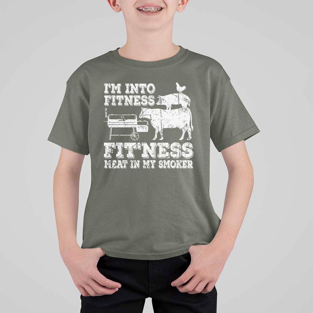 Funny BBQ T Shirt For Kid Meat Smoking Barbeque Griller Grilling Gifts - Wonder Print Shop