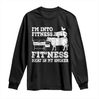 Funny BBQ Long Sleeve Shirt Meat Smoking Barbeque Griller Grilling Gifts