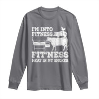 Funny BBQ Long Sleeve Shirt Meat Smoking Barbeque Griller Grilling Gifts