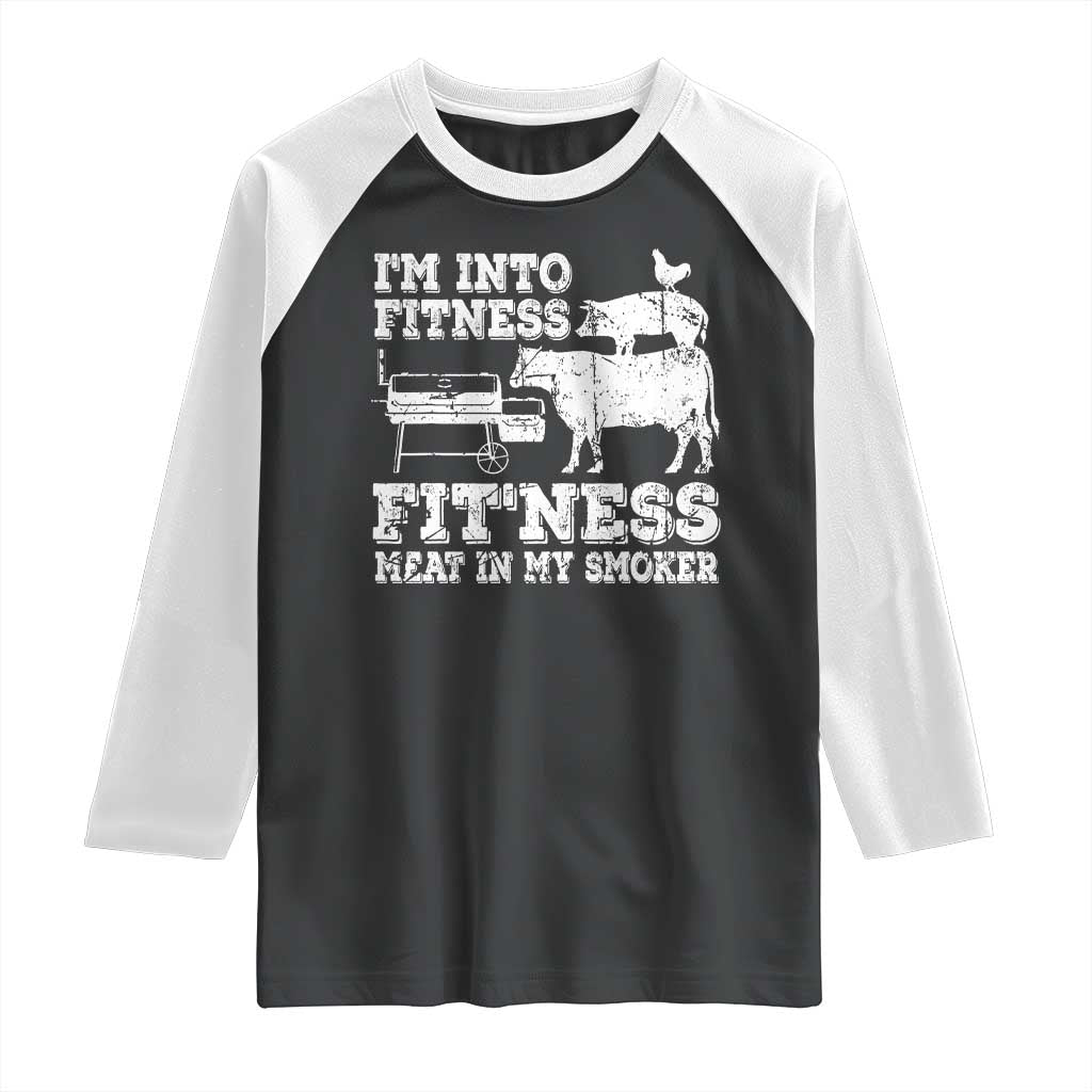 Funny BBQ Raglan Shirt Meat Smoking Barbeque Griller Grilling Gifts