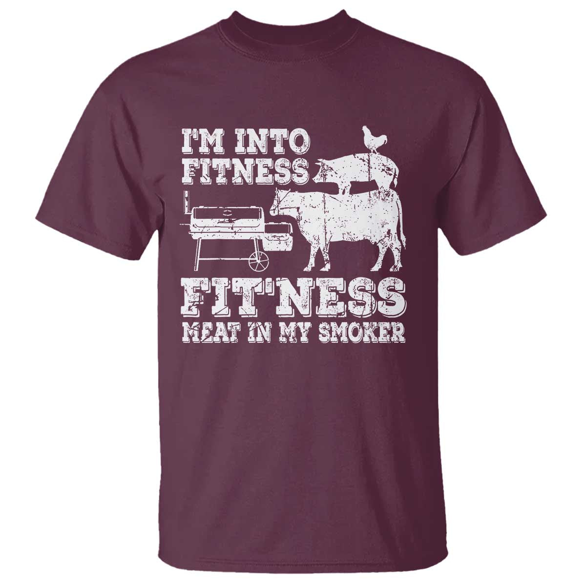 Funny BBQ T Shirt Meat Smoking Barbeque Griller Grilling Gifts - Wonder Print Shop