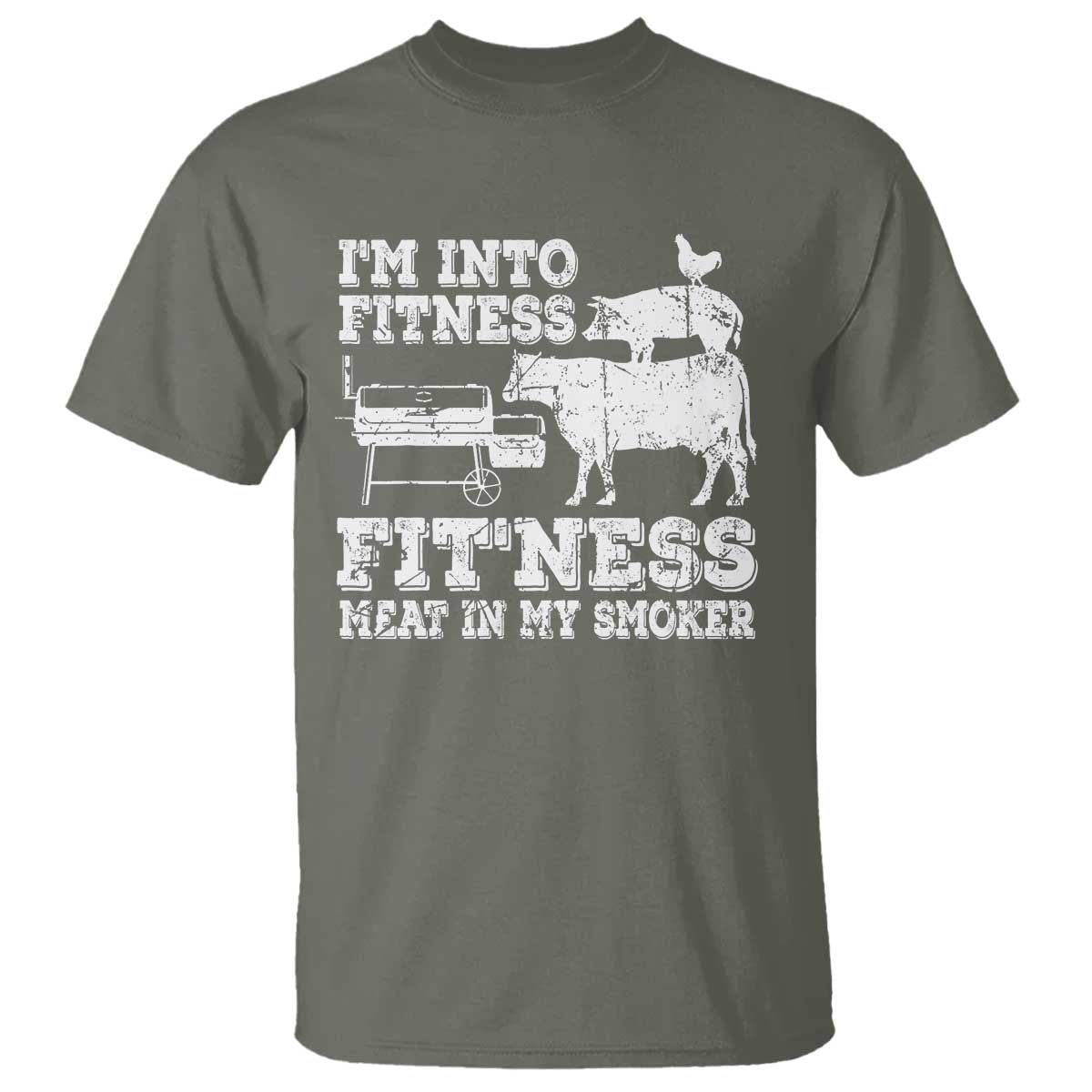 Funny BBQ T Shirt Meat Smoking Barbeque Griller Grilling Gifts - Wonder Print Shop