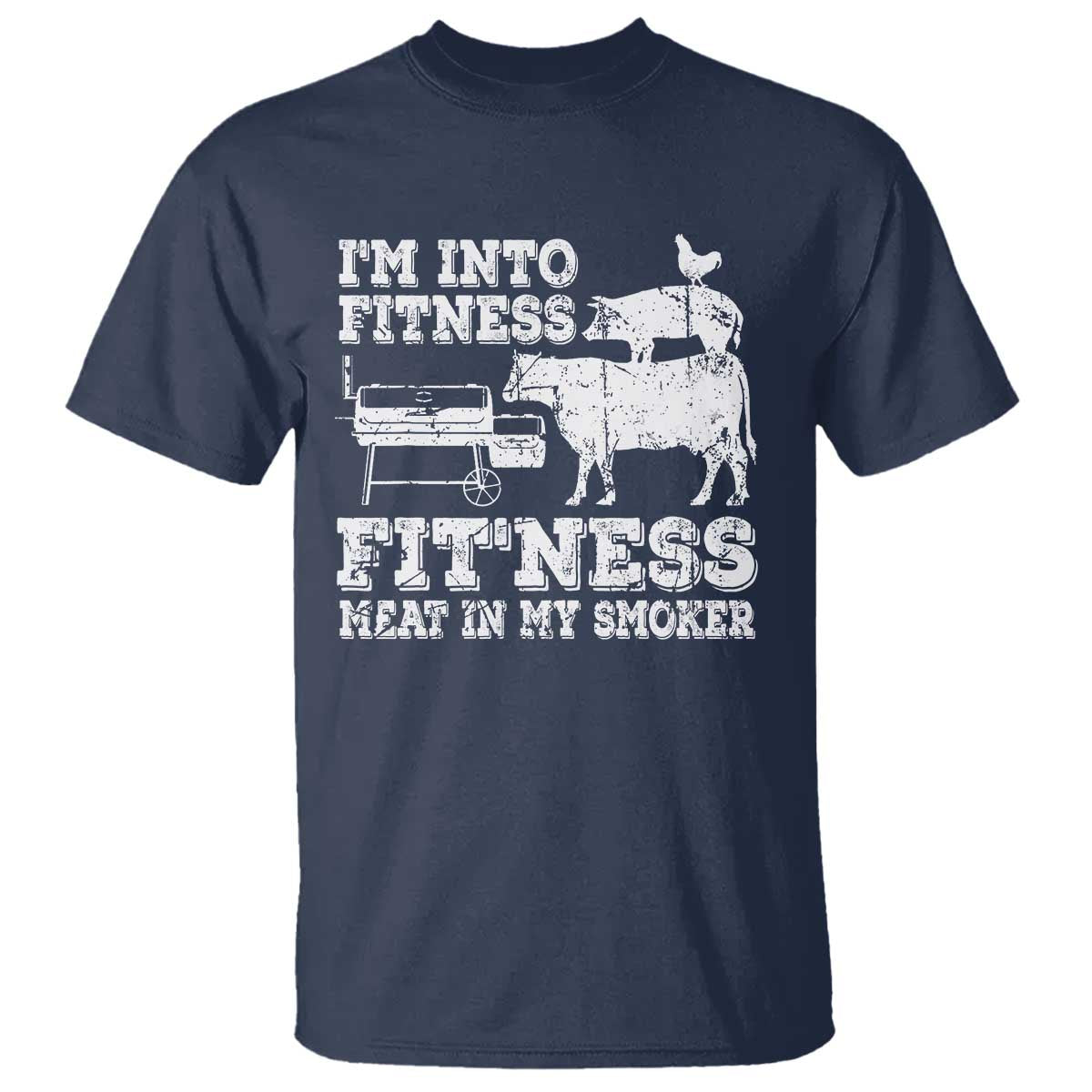 Funny BBQ T Shirt Meat Smoking Barbeque Griller Grilling Gifts - Wonder Print Shop