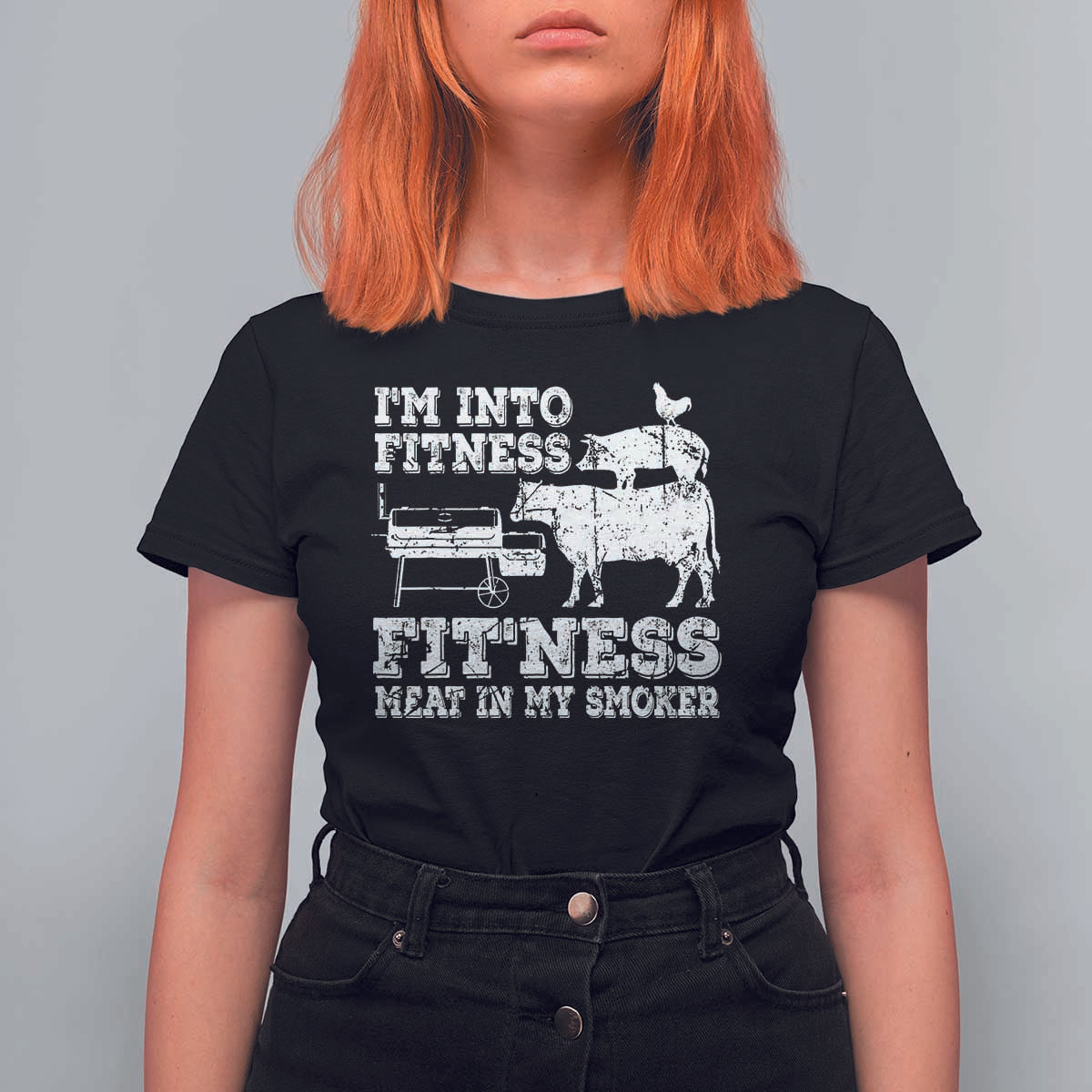 Funny BBQ T Shirt For Women Meat Smoking Barbeque Griller Grilling Gifts - Wonder Print Shop