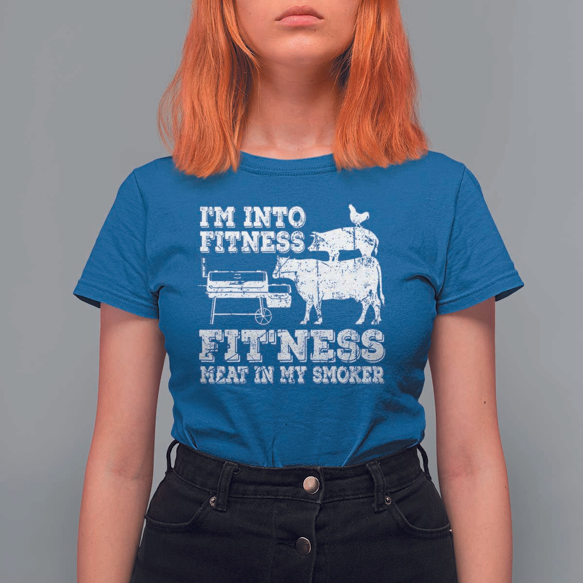 Funny BBQ T Shirt For Women Meat Smoking Barbeque Griller Grilling Gifts - Wonder Print Shop