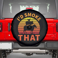 Funny BBQ Spare Tire Cover I'd Smoke That Barbecue Retro Grilling Gifts