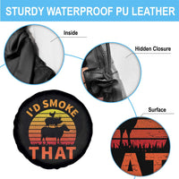Funny BBQ Spare Tire Cover I'd Smoke That Barbecue Retro Grilling Gifts