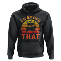 Funny BBQ Hoodie I'd Smoke That Barbecue Retro Grilling Gifts